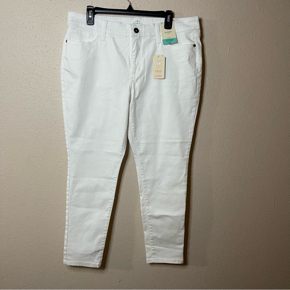 St John’s Bay White Jeans, skinny leg